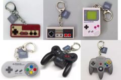 n*♪様 ゲームボーイアドバンスSP 4個セット キーホルダー カセット