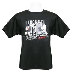 ZETT（ゼット）ポパイ 半袖 Ｔシャツ＜ブラック＞