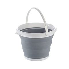 DMOXX 折りたたみ バケツ 折りたたみ ソフトバケツ 生活用品 釣り用 コンパクト 収納 水汲み 掃除 洗濯 アウトドア 車載バケツ 省スペース 多機能 便利 3L 5L 10L (5L)