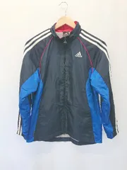 ◇ ⊆ adidas アディダス サイドライン 長袖 ジップアップ ブルゾン サイズ150 ネイビー系 キッズ 子供服 男の子 E  【1503040002663】