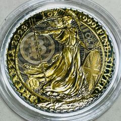 ブリタニア 銀貨 2023 英国 ビットコイン クラッシックデザイン