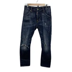 DSQUARED2 ダメージ加工 スキニーデニム 36 ☆DSQUARED2 ディースクエアード ダメージ加工 デニム ジーンズ