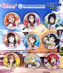 【中古】バッジ・ピンズ(キャラクター) Aqours 公式缶バッジvol.1(9個セット) 「ラブライブ!サンシャイン!!」 浦の星女学院購買部グッズ