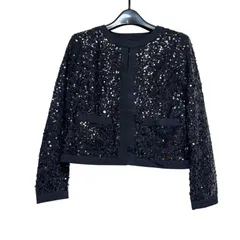☆未使用品☆グレースクラス ロングジャケット ビジュー付き size36 ☆未使用品☆グレースクラス ロングジャケット ビジュー付き size36