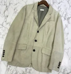 BRUNELLO CUCINELLI  ブルネロクチネリ 羊革 スエード レザー テーラードジャケット XXS PAWNSHOPRiZ  パウンショップリズのサムネイル