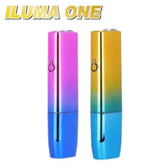 iqos イルマi ケース メッキ グラデーション アイコス イルマ ワンケース イルマワンカバー ILUMA ケース PUレザー プリントケース iqos カバー 耐衝撃 おしゃれ iqos iluma oneケース iq-one-7030