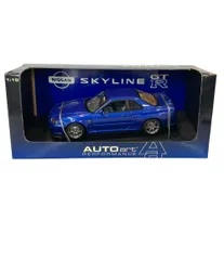 訳あり ミニカー ニッサン スカイライン GT-R (R34) Vスペック II 1/18 オートアート