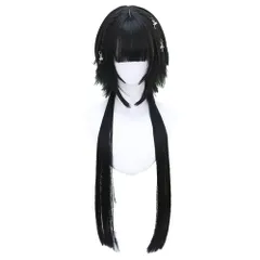 新品 仮装 前髪ぱっつん ツインテール 変装用ウィッグ ガールズ かつら カール 赤 紫 ロリィタ 水色 wig 黒茶髪 ウルフ 日常 耐熱ウィッグ ゴスロリ 小顔効果 コスプレウィッグ お姫カット かわいい 原宿風 ロング (ブラック) ロリータウィッグ