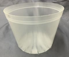 半透明　プラ鉢　15ｃｍ　１00個