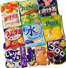 【 グミ ランダム 詰め合わせ 10種 計10袋セット 】 常温発送 お菓子 おやつ 大量 人気 大人買い まとめ買い 詰合せ セット プレゼント 被りなし ※在庫状況により中身は異なります