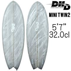 DHD ダレンハンドレー サーフボード ミニツイン2 モデル 5'7"×20 3/4"×2 3/8" 32.0L / DHD Mini Twin II Model Marble