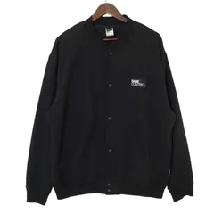 BASECONTROL ベースコントロール 通年 ストレッチ★ スタジャン風 カットソー ブルゾン Sz.XL メンズ 黒のサムネイル