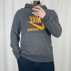 Nike(ナイキ） ビックスウォッシュ グレー フード付きTシャツ M 250402