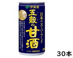 伊藤園 日本のスーパーフード 五穀の甘酒 190g ×30本 賞味期限2026/01