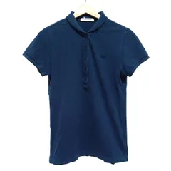 Lacoste(ラコステ) 半袖ポロシャツ サイズ36 S レディース - ブルーグレー