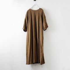 リネン ベージュ ロングコート evam evam eva エヴァムエヴァ ウール ロング コート e233t161-mn