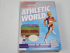 FC★ATHLETIC WORLD NES 海外版 北米版 端子清掃済★箱付・説明書付・ソフト付★動作確認済