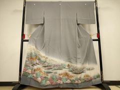 平和屋本店□極上 京金彩 伝統工芸士 和田全央 太鼓柄袋帯 花唐草鳳凰  