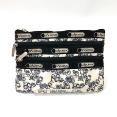 【LeSportsac】レスポートサック ポーチ 3ポケット 薔薇 ☆