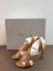 【極美品】ジミーチュウ   レザー ヒール サンダル 靴 シューズ ミュール 34 レディース