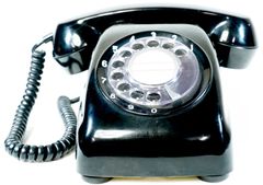昭和レトロなダイヤル式電話機　日本電信電話公社600-A　黒電話　状態極上品