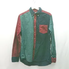 ◇ green label relaxing グリーンレーベル リラクシング フロントボタン カジュアル 長袖 シャツ サイズL マルチ メンズ E  【1308160047736】