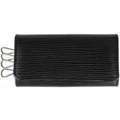 ルイ・ヴィトン Louis Vuitton ミュルティクレ 4 鍵入れ キーホルダー キーフック キーケース エピ ノワール(ブラック) M63822 レディース 【中古】