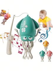 電動自動回避オクトパス、LEDライト&amp;音楽で踊るオクトパス、スマート障害物回避、魔法の踊るタコ、スマートニュルニュルロボットタコ、