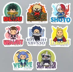 【中古】シール・ステッカー 集合(ミニキャラ) ステッカーセット 「一番くじ 僕のヒーローアカデミア 相反する思い」 J賞