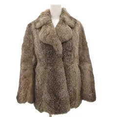 チンチラファー付きベージュロングコート 2025年最新】Yahoo!オークション -チンチラ コートの中古品