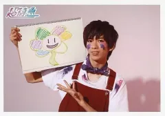 【中古】生写真(男性) 超特急/リョウガ(船津稜雅)/横型・バストアップ・衣装茶色.白・右手スケッチブック/「BULLET TRAIN Arena Tour 2018 GOLDEN EPOCH」大阪12/27公演限定 生写真セット第66弾