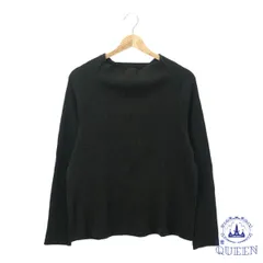 ☆美品☆ as Know asde base アズノゥアズドゥバズ トレーナー トップス 長袖 カジュアル シンプル 無地 おしゃれ レディース ブラック 901-15994 送料無料 古着