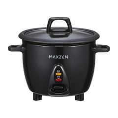 【極美品】MAXZEN 3合 炊飯器 ブラック MRC-TX301-BK EP0531 0702ML001 0120240621100281