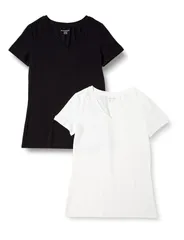 【在庫一掃】マルチパック Tシャツ Essentials] Vネック クラシックフィット [ 半袖 レディース