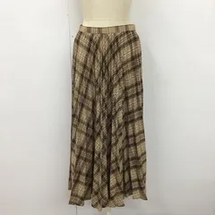 niko and... ニコアンド スカート ロングスカート ロングスカート フレアスカート カジュアルスカート チェックスカート