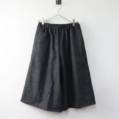 SOU SOU 薄手　ウール　もんぺ　モスリン　浜松　ネイビー　パンツ モスリン 広形（ひろなり）もんぺ／濡羽色（ぬればいろ） - SOU