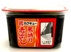 カクキュー 蔵通り 赤出し 赤味噌 500g のサムネイル