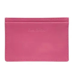 【未使用美品】Paul Smith ポールスミス カードケース パスケース 名刺入れ コンパクト ロゴ レザー ピンク