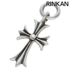 クロムハーツ  TINY CH CROSS/タイニーCHクロス チャーム/シルバーネックレストップ メンズ