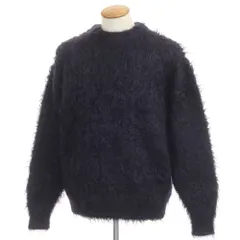 HUM VENT ヒューベント　黒　3(L) クルーネック　ニット　ミドルゲージ HUM VENT ヒューベント 黒 3(L) クルーネック ニット ミドル