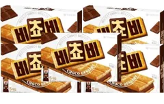 【5個セット】ビチョビ125ｇ（5個お菓子小包装入り） 韓国ビスケット/オリオン/韓国お土産/韓国お菓子/事務室おやつ/チョコビスケットのサムネイル