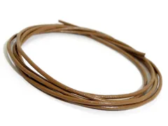 レザーコード 1.5mm 本革 革紐 ハンドメイド パーツ 1メートル (ベージュ)