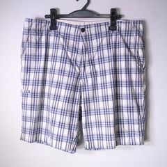 ドッカーズ DOCKERS ハーフパンツ ショート チェック メンズ W38 フラップポケット ズボン ボトムス 大きいサイズ 古着