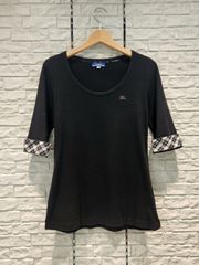 BURBERRY BLUELABEL バーバリー ブルーレーベル 7分袖カットソー 38