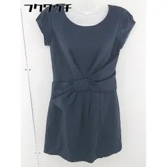 ◇ Spick and Span Noble スピックアンドスパンノーブル 半袖 ミニ ワンピース ネイビー系 レディース  【中古】 【1109160007627】