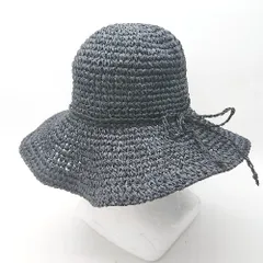 ◇ ⊂ ユナイテッドアローズ 春夏 麦わらバゲットハット グレー系 サイズ表記なし レディース E  【1507080004250】