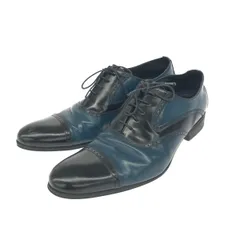 美品 ストレートチップシューズ ランバン コレクション ネイビー 26．5cm 美品 ストレートチップシューズ ランバン コレクション ネイビー