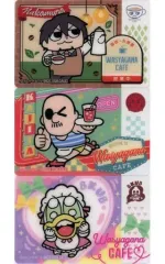 【中古】キャラカード 全3種セット カフェ風クリアカード 「マフィア梶田と中村悠一の『わしゃがなTV』 アニメイトカフェキッチンカー記念フェア」 対象商品購入特典