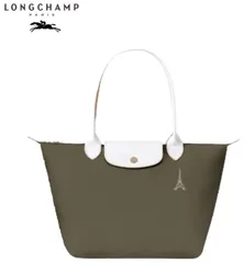 💖＠ロンシャン ハンドバッグ最新限定作 エッフェル塔刺繍 S日本限定販売