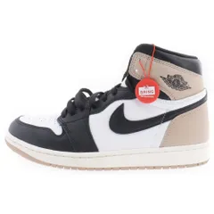 NIKE (ナイキ) WMNS AIR JORDAN 1 RETRO HIGH OG Latte ウィメンズ エアジョーダン1 レトロハイ オージー ラテ ハイカットスニーカー シューズ US10.5/27.5cm FD2596-021